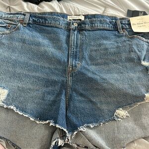 Abercrombie and fitch high rise mom shorts